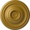 Ekena Millwork Traditional Ceiling Medallion (Fits Canopies up to 4"), 14 3/4"OD x 1 3/4"P, Pharaohs Gold CM14TRPGS - alternate 1